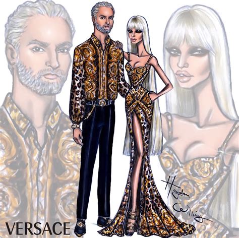 gianni versace drawing|versace photos.